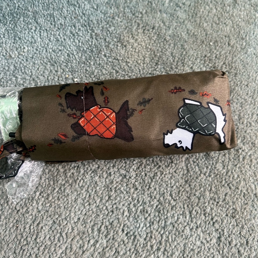RADLEY LONDON Brown  Handbag Umbrella with Turtle and Scottie Design